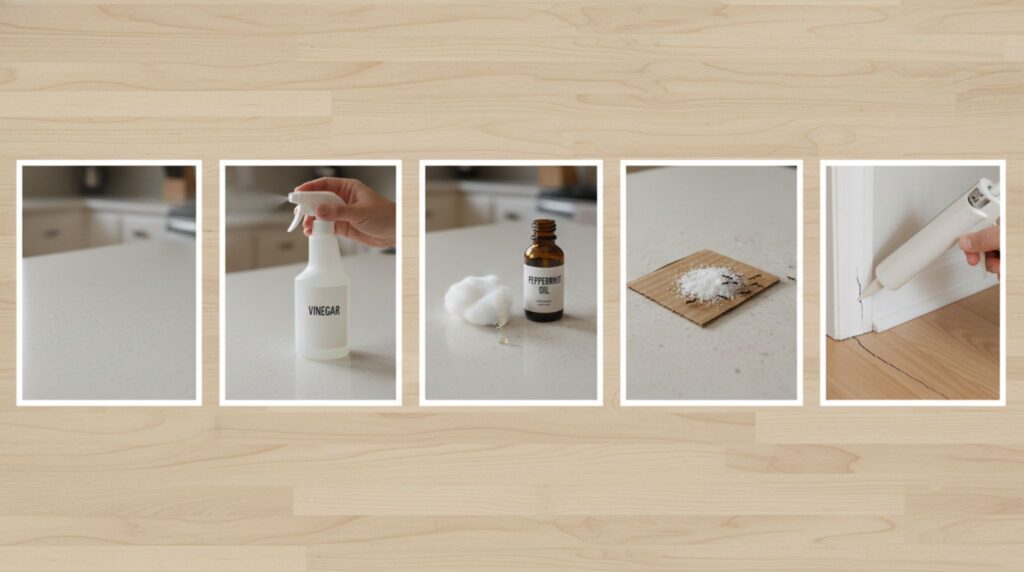 Step-by-step visual guide to permanently eliminate ants from home using natural methods