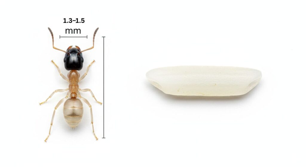 How to get rid of ghost ants - ghost ant identification with size, color, and features
