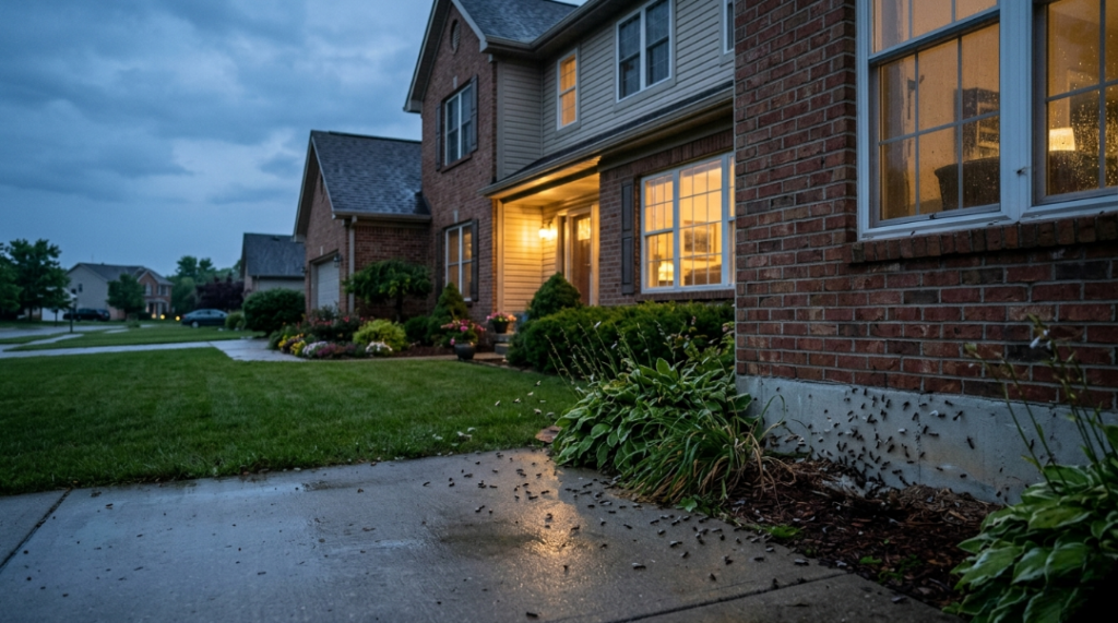 How to Get Rid of Flying Ants caused by humidity and seasonal swarming